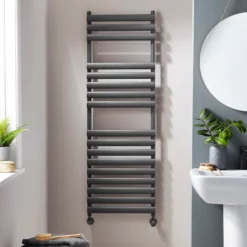Towelrads Dorney Heated Towel Rail - Anthracite 1500 X 500mm