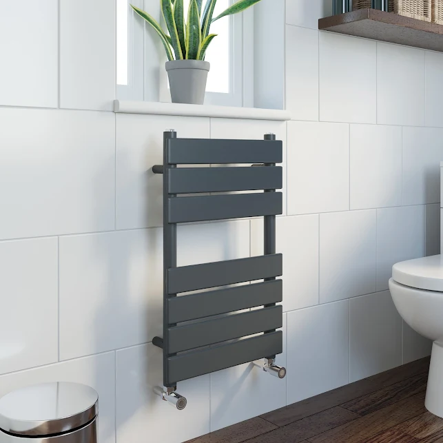 DuraTherm Dual Fuel Flat Panel Heated Towel Rail - 650 X 400mm - Thermostatic Anthracite 6 DuraTherm Dual Fuel Flat Panel Heated Towel Rail - 650 X 400mm - Thermostatic Anthracite - Image 4