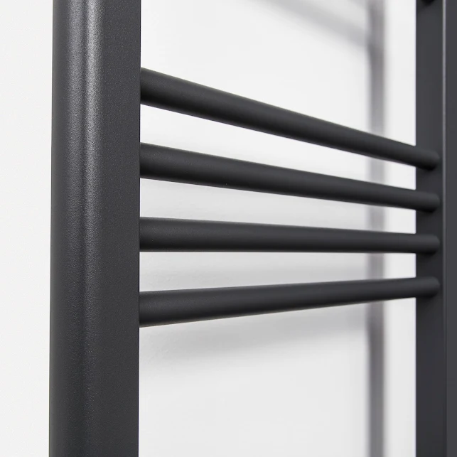 DuraTherm Heated Towel Rail Anthracite 1600 X 450mm Flat 4 DuraTherm Heated Towel Rail Anthracite 1600 X 450mm Flat - Image 2