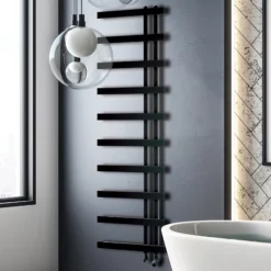 Solaro Heated Towel Rail Black 500 X 1800mm