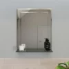 Croydex Hang 'N' Lock Rydal Double Layer Rectangular Mirror With Glass Shelf 500 X 400mm - MM700800 -Bathroom Supplies Sales 2024 6367059e 9b55 4d79 b09b d04fb2237c49
