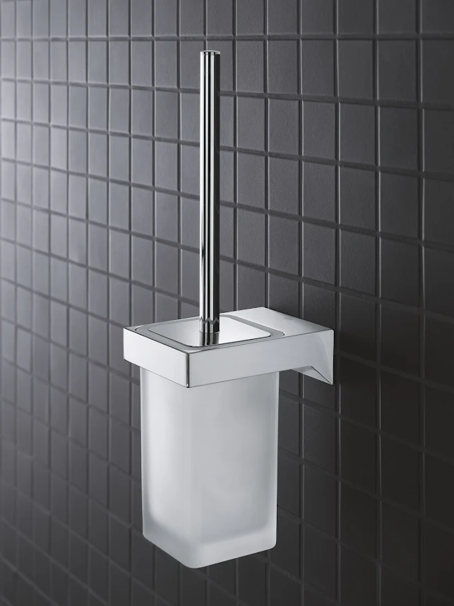 Grohe Selection Cube Toilet Brush And Holder Chrome 40857000 4 Grohe Selection Cube Toilet Brush And Holder Chrome 40857000 - Image 2