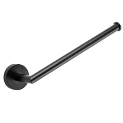 Croydex Flexi-Fix Epsom Towel Bar Matt Black - QM481521