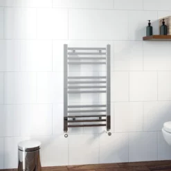 DuraTherm Square Bar Heated Towel Rail Chrome - 800 X 450mm -Bathroom Supplies Sales 2024 670e58d1 d9b2 4ef3 bab4 cbf443ab049c