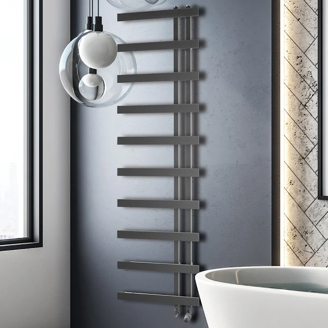 Solaro Heated Towel Rail Anthracite 500 X 1800mm 3 Solaro Heated Towel Rail Anthracite 500 X 1800mm