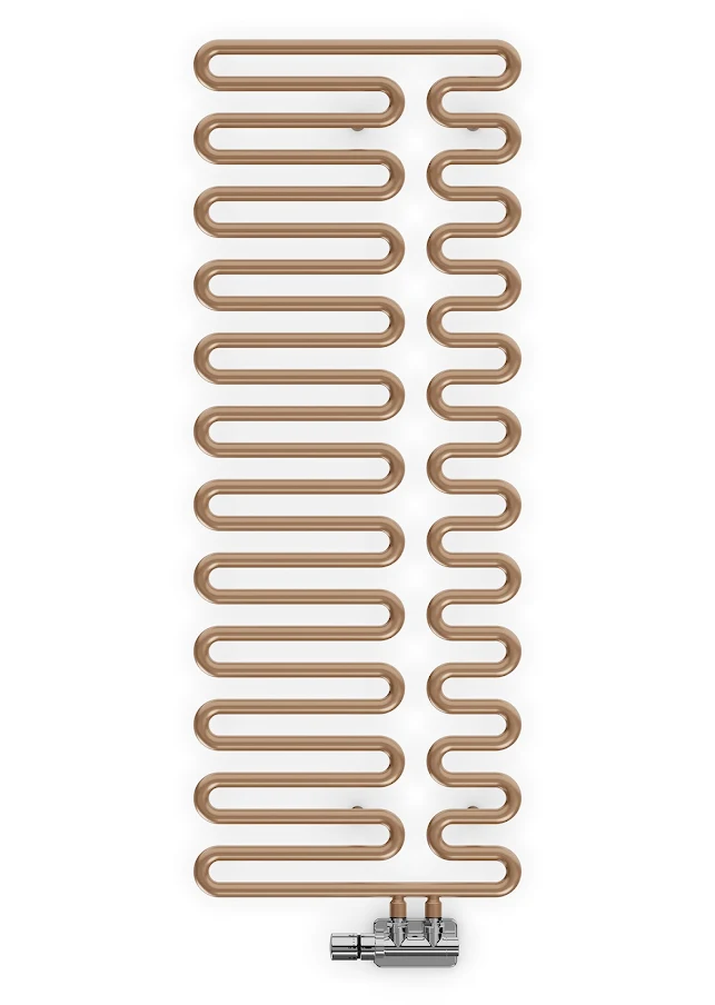 Terma Swale Heated Towel Rail - Bright Copper 1244 X 465mm 5 Terma Swale Heated Towel Rail - Bright Copper 1244 X 465mm - Image 3