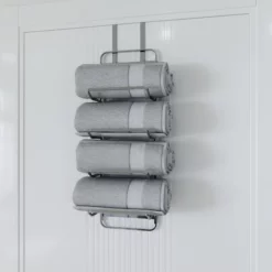 Croydex Rust Free Hook Over Door Towel Rack - QM261141