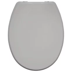 Bemis 2850CPT Buxton Ultra-Fix Round Whisper Grey Toilet Seat