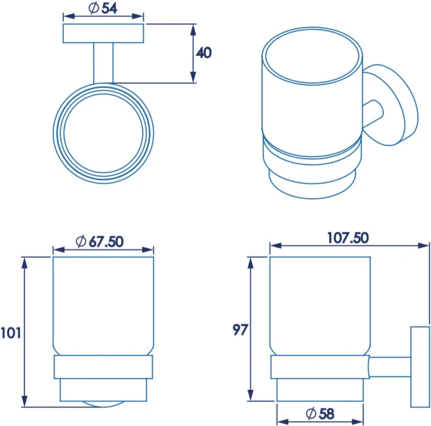 Croydex Epsom Accessory Pack Chrome 9 Croydex Epsom Accessory Pack Chrome - Image 7