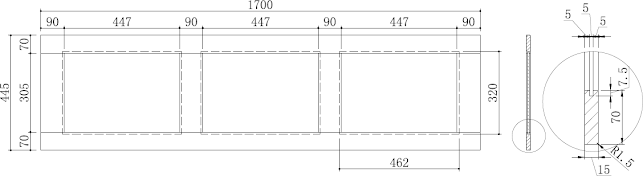 Ceramica Oak MDF Bath Side Panel - 1700mm 4 Ceramica Oak MDF Bath Side Panel - 1700mm - Image 2