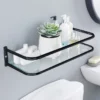 Vale Designs Wall Shelf With Rail - Black -Bathroom Supplies Sales 2024 6e1a0f69 b9c4 44f3 a150 1f87d6b648a0
