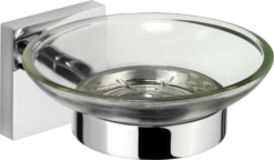 Croydex Chester Flexi-Fix Chrome Wall Hung Soap Dish - QM441941