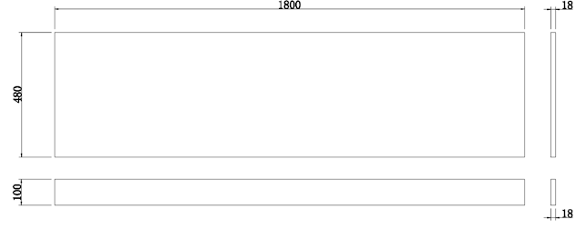 Artis Grey Gloss MDF Bath Side Panel 1800mm 6 Artis Grey Gloss MDF Bath Side Panel 1800mm - Image 4