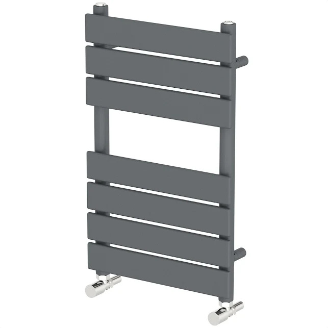DuraTherm Dual Fuel Flat Panel Heated Towel Rail - 650 X 400mm - Thermostatic Anthracite 8 DuraTherm Dual Fuel Flat Panel Heated Towel Rail - 650 X 400mm - Thermostatic Anthracite - Image 6