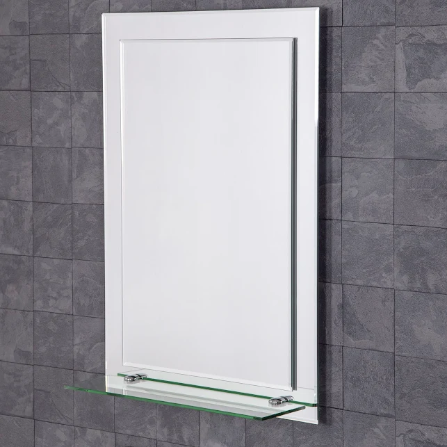 Croydex Devoke Hang ‘n’ Lock Double Layer Rectangular Mirror With Glass Shelf 700 X 500mm 4 Croydex Devoke Hang ‘n’ Lock Double Layer Rectangular Mirror With Glass Shelf 700 X 500mm - Image 2