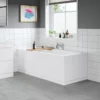 Artis White Gloss MDF Side & End Bath Panel Pack 1800/800mm