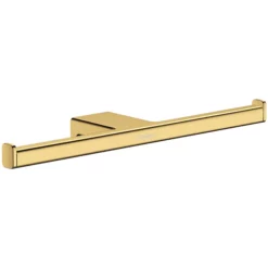 Hansgrohe AddStoris Double Toilet Roll Holder - Gold