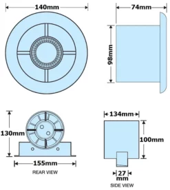 Manrose 100mm In-Line Kit With LED Lamp Shower Timer Controlled Extractor Fan - LEDSLKTC -Bathroom Supplies Sales 2024 74b69b1c bffc 412c beb9 45d0eb418281 1