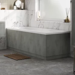 Vitusso Concrete Bath Side Panel - 1700mm