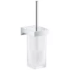 Grohe Selection Cube Toilet Brush And Holder Chrome 40857000