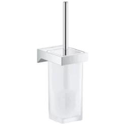 Grohe Selection Cube Toilet Brush And Holder Chrome 40857000