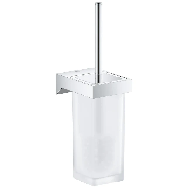 Grohe Selection Cube Toilet Brush And Holder Chrome 40857000 3 Grohe Selection Cube Toilet Brush And Holder Chrome 40857000