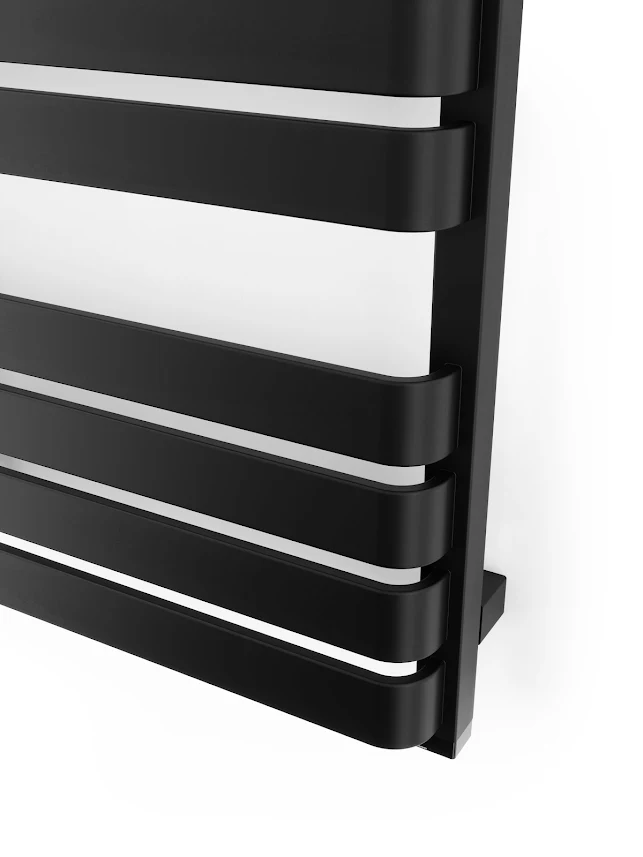 Terma Warp T One Electric Towel Rail Matt Black 1110 X 500mm 9 Terma Warp T One Electric Towel Rail Matt Black 1110 X 500mm - Image 7