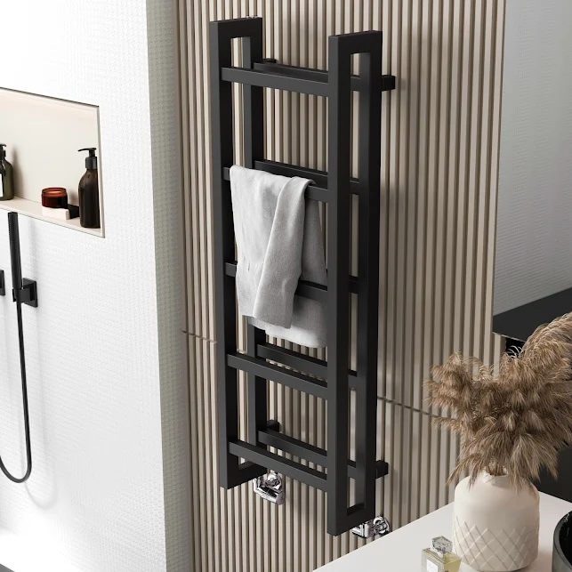 Terma Stand Heated Towel Rail - Modern Grey 1150 X 400mm 4 Terma Stand Heated Towel Rail - Modern Grey 1150 X 400mm - Image 2