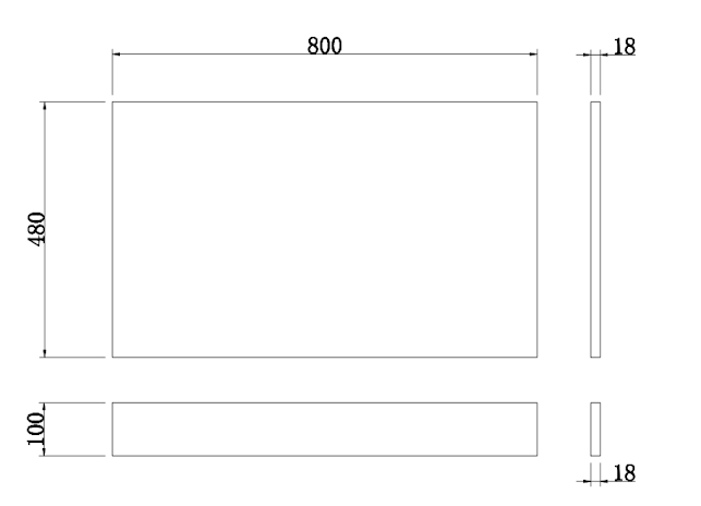 Artis White Gloss MDF Bath End Panel 800mm 6 Artis White Gloss MDF Bath End Panel 800mm - Image 4