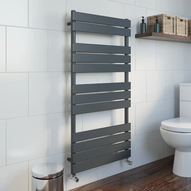 DuraTherm Dual Fuel Flat Panel Heated Towel Rail - 1200 X 600mm - Manual Anthracite 6 DuraTherm Dual Fuel Flat Panel Heated Towel Rail - 1200 X 600mm - Manual Anthracite - Image 4