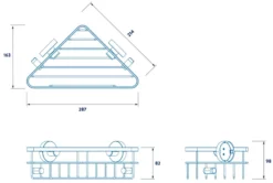 Croydex Brockham Flexi-Fix Corner Basket - QM805941 -Bathroom Supplies Sales 2024 87e5cdb7 896a 42a7 8e5b 1208f513d278