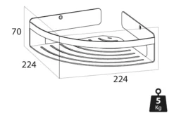 Tiger Caddy Large Corner Shower Basket - Chrome 9 Tiger Caddy Large Corner Shower Basket - Chrome -Bathroom Supplies Sales 2024 896b64b2 525e 49ce 91fc 42ef2773e6a1