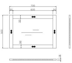Artis Charcoal Grey 500 X 700mm Framed Bathroom Mirror 10 Artis Charcoal Grey 500 X 700mm Framed Bathroom Mirror -Bathroom Supplies Sales 2024 8c600ea3 d46f 4f2b 8832 6869830e7549