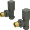 DuraTherm Anthracite Angled Radiator Valves - 15mm -Bathroom Supplies Sales 2024 8dfdb3bd 2a38 4256 892e b37186639495