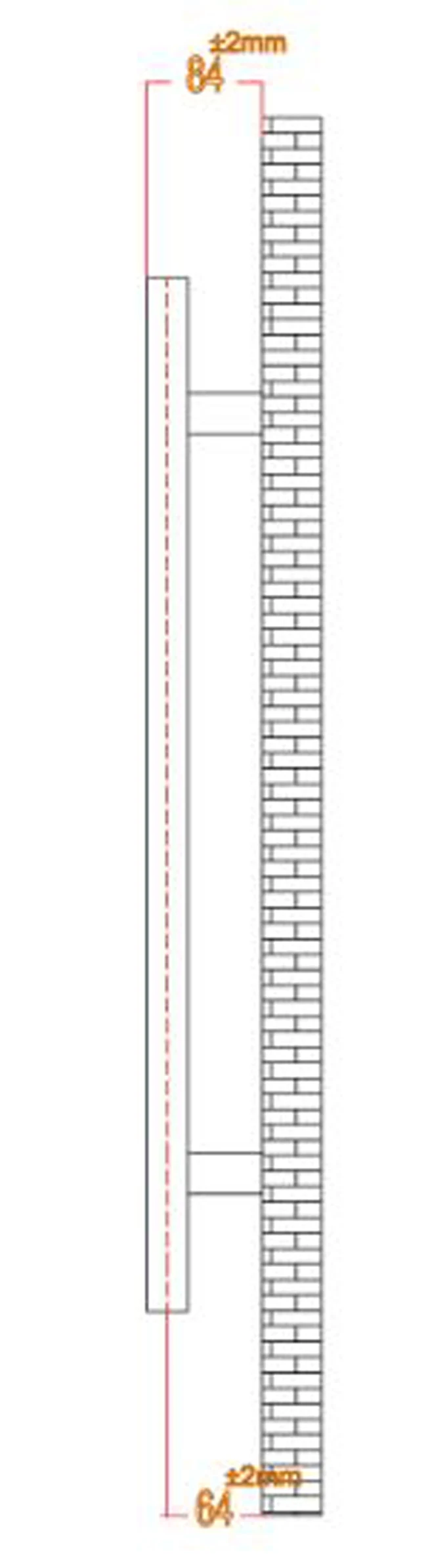 Duratherm Heated Towel Rail Curved Chrome 750 X 600mm 8 Duratherm Heated Towel Rail Curved Chrome 750 X 600mm - Image 6