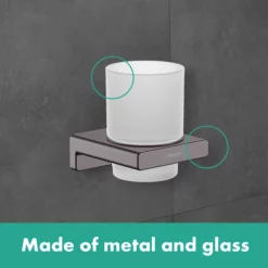 Hansgrohe AddStoris Toothbrush Tumbler Brushed Black - 41749340 -Bathroom Supplies Sales 2024 9019c1e6 7b6a 4380 9cd9 0397be902b8d