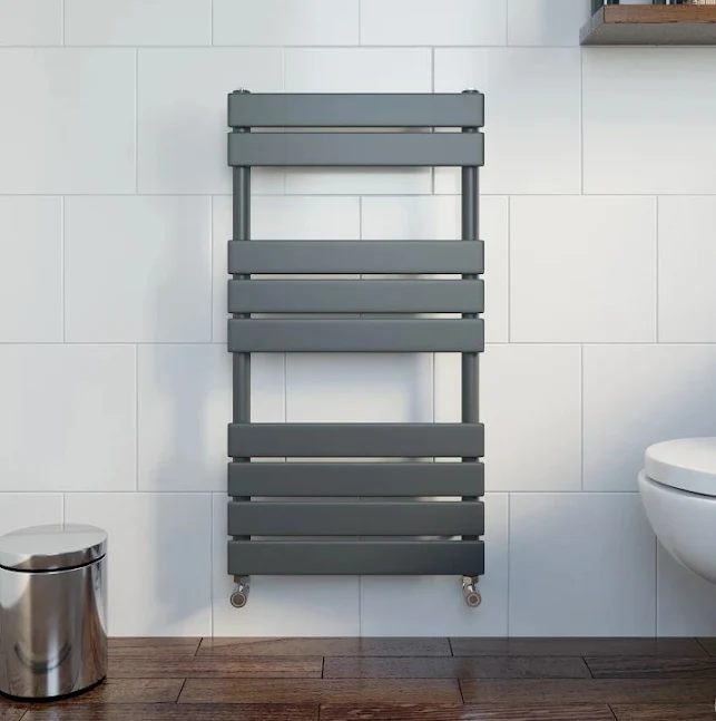 DuraTherm Dual Fuel Flat Panel Heated Towel Rail - 950 X 500mm - Manual Anthracite 4 DuraTherm Dual Fuel Flat Panel Heated Towel Rail - 950 X 500mm - Manual Anthracite - Image 2