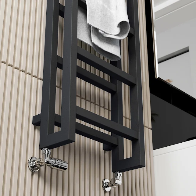 Terma Stand Heated Towel Rail - Modern Grey 1150 X 400mm 6 Terma Stand Heated Towel Rail - Modern Grey 1150 X 400mm - Image 4