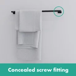 Hansgrohe AddStoris Double Towel Rail 648mm Matt Black - 41743670 8 Hansgrohe AddStoris Double Towel Rail 648mm Matt Black - 41743670 -Bathroom Supplies Sales 2024 930817de 8bad 4353 85ea a566155cf992