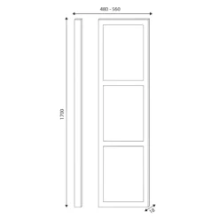 Park Lane Worcester Charcoal Grey MDF Traditional Bath Side Panel - 1700mm -Bathroom Supplies Sales 2024 954036c4 6685 4fae 9f9a 749c01781728 2