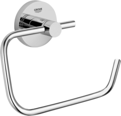 Grohe Essentials Chrome Wall Hung Toilet Roll Holder