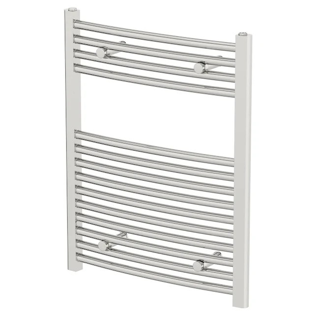 Duratherm Heated Towel Rail Curved Chrome 750 X 600mm 5 Duratherm Heated Towel Rail Curved Chrome 750 X 600mm - Image 3