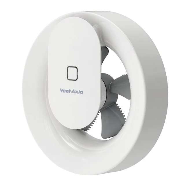 Vent-Axia Lo-Carbon Svara Smart Bathroom Extractor Fan 100mm - White 409802 3 Vent-Axia Lo-Carbon Svara Smart Bathroom Extractor Fan 100mm - White 409802