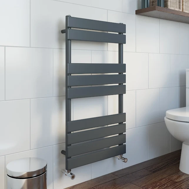 DuraTherm Dual Fuel Flat Panel Heated Towel Rail - 950 X 500mm - Manual Anthracite 6 DuraTherm Dual Fuel Flat Panel Heated Towel Rail - 950 X 500mm - Manual Anthracite - Image 4