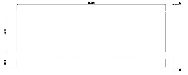 Artis Grey MFC Bath Side Panel 1800mm 6 Artis Grey MFC Bath Side Panel 1800mm - Image 4