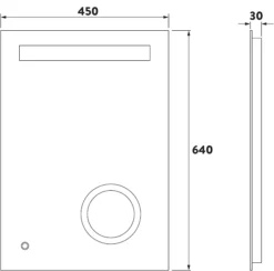 Croydex Carrock LED Bathroom Mirror With Demister Pad 640 X 405mm - Mains Power -Bathroom Supplies Sales 2024 9f0c9560 4d38 44b3 adb9 986351e56cc5