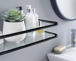 Vale Designs Wall Shelf With Rail - Black -Bathroom Supplies Sales 2024 9f787ea0 a662 4dc3 aaf9 83fa38c18fe7
