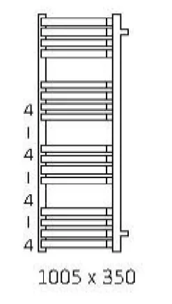Terma Incorner Heated Towel Rail Modern Grey 1005 X 350mm -Bathroom Supplies Sales 2024 9fe3c065 e6dd 4303 93c8 d3163e30f5e0
