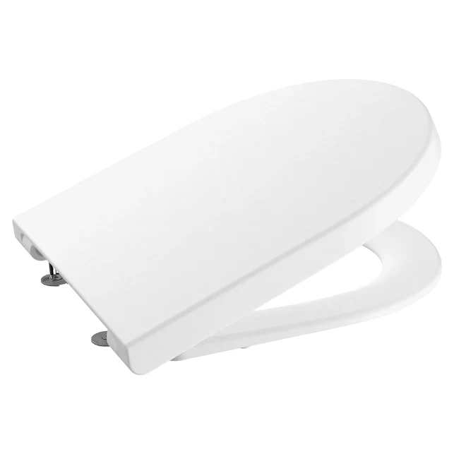 Roca The Gap D-Shape White Toilet Seat 3 Roca The Gap D-Shape White Toilet Seat