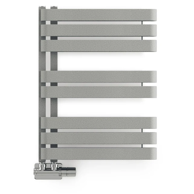 Terma Warp S Salt N Pepper Grey Heated Towel Rail 655 X 500mm 6 Terma Warp S Salt N Pepper Grey Heated Towel Rail 655 X 500mm - Image 4
